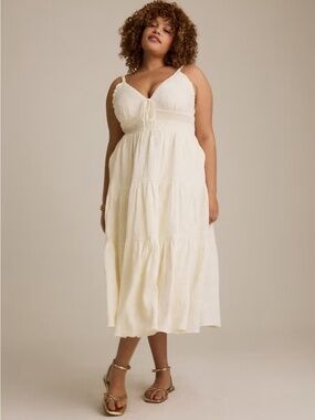 Torrid Festi Tiered Midi Dress